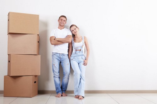 Moving boxes and packing supplies for a home move in Greenwich