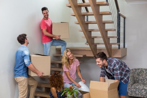 Packing boxes for urgent removal service in Greenwich