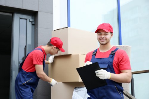 Household belongings carefully packed for a Greenwich move