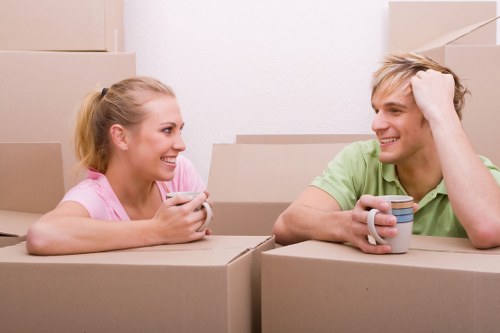 Packing and preparation for a Greenwich man and van move