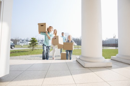 Office relocation team planning a Greenwich business move