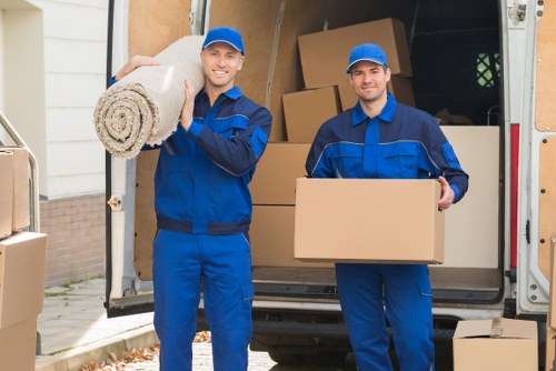 Careful packing for a student move in Greenwich