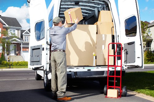 Commercial relocation in Greenwich with office furniture transport